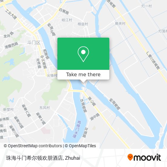 珠海斗门希尔顿欢朋酒店 map