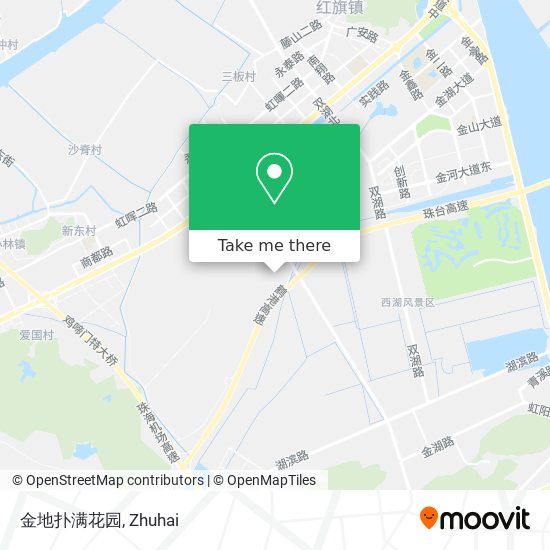 金地扑满花园 map