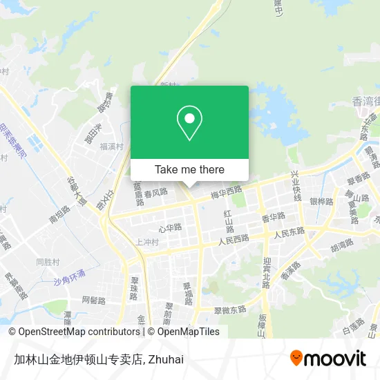 加林山金地伊顿山专卖店 map