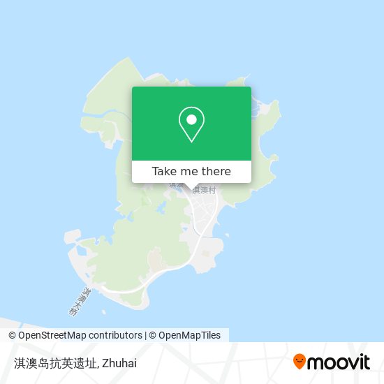 淇澳岛抗英遗址 map