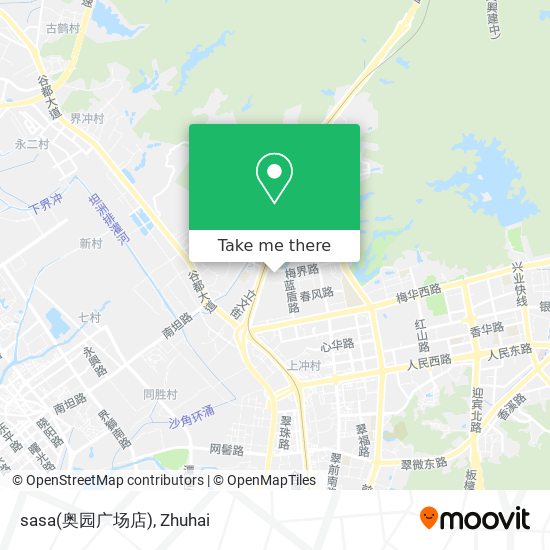 sasa(奥园广场店) map