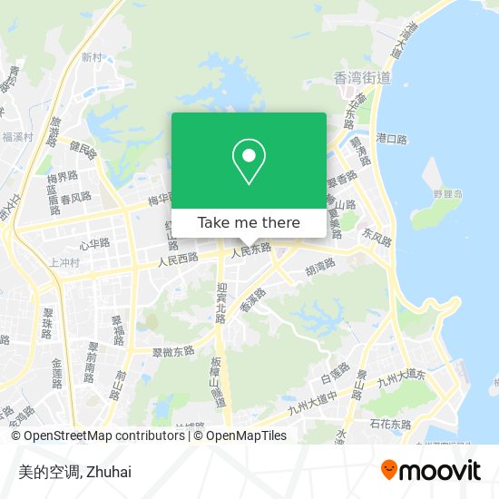 美的空调 map