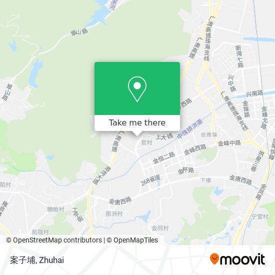案子埔 map