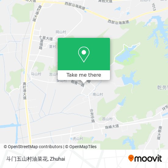 斗门五山村油菜花 map
