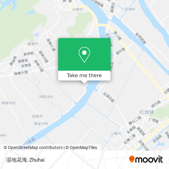 湿地花海 map