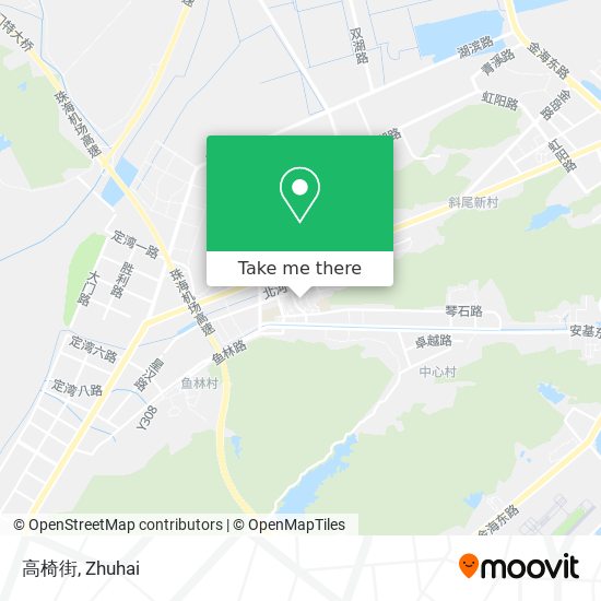 高椅街 map