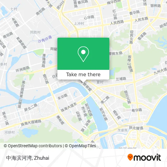 中海滨河湾 map