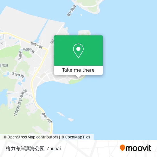 格力海岸滨海公园 map