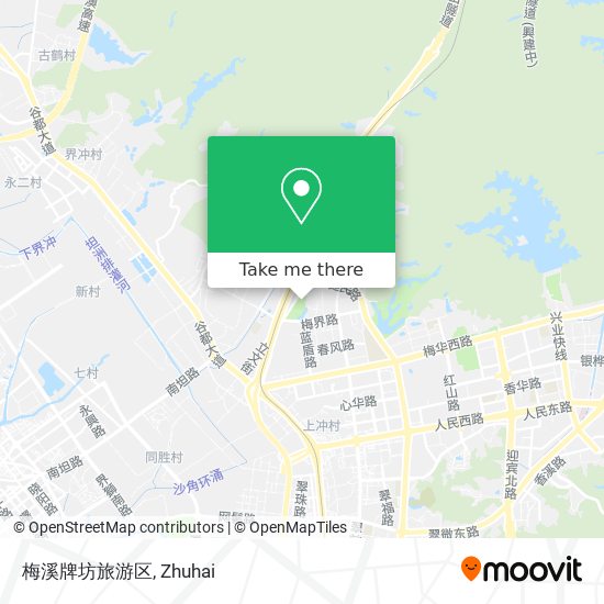 梅溪牌坊旅游区 map