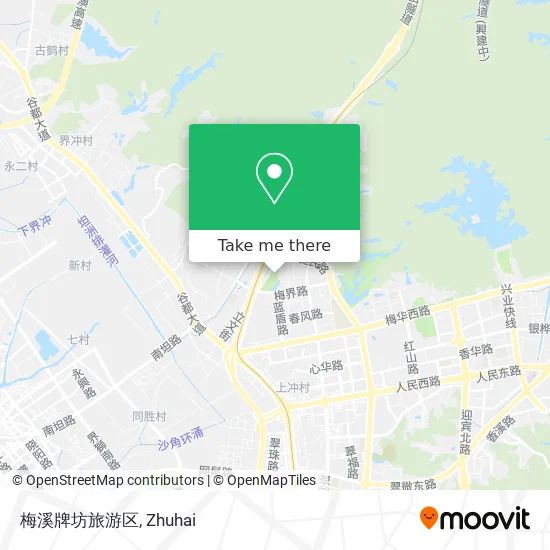 梅溪牌坊旅游区 map