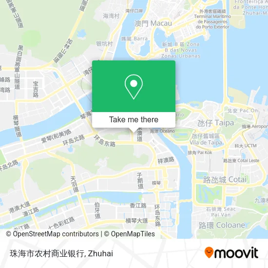 珠海市农村商业银行 map