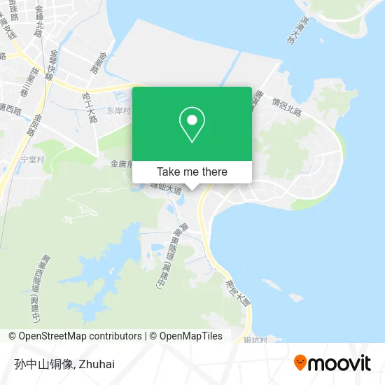 孙中山铜像 map