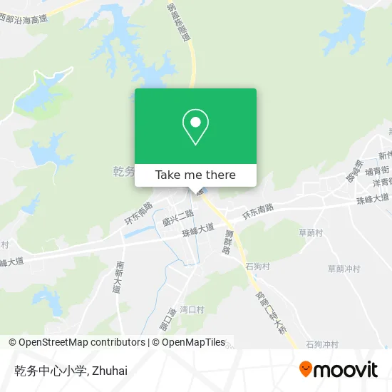 乾务中心小学 map