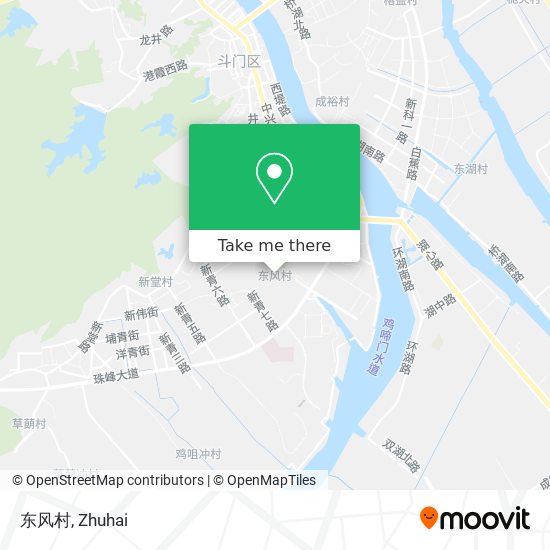 东风村 map