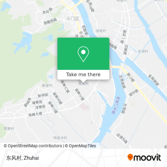 东风村 map