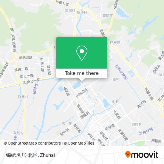 锦绣名居-北区 map