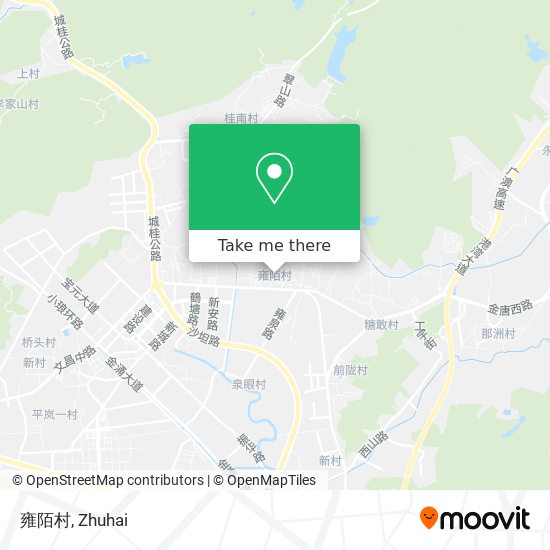 雍陌村 map