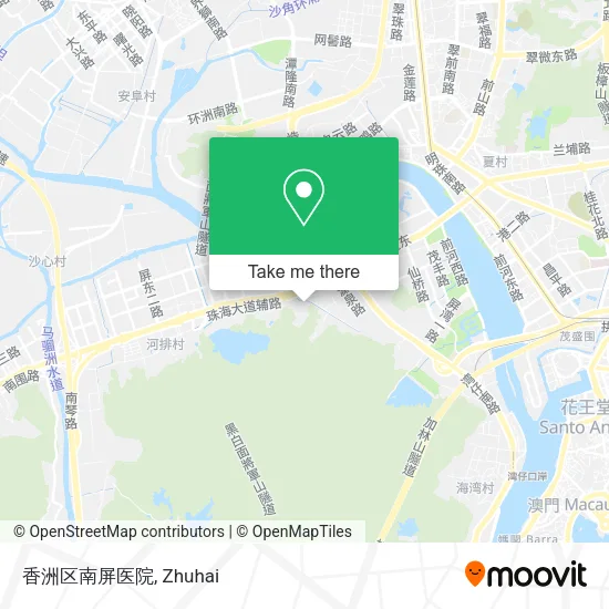 香洲区南屏医院 map