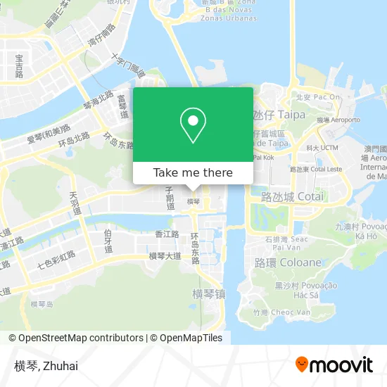 横琴 map