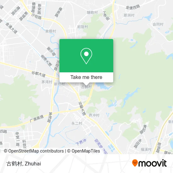古鹤村 map