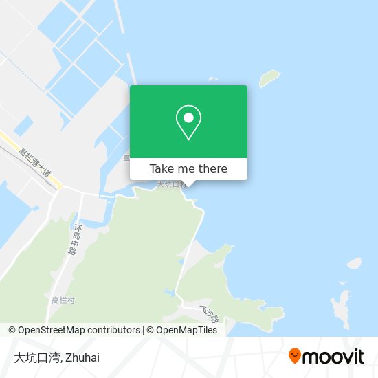 大坑口湾 map