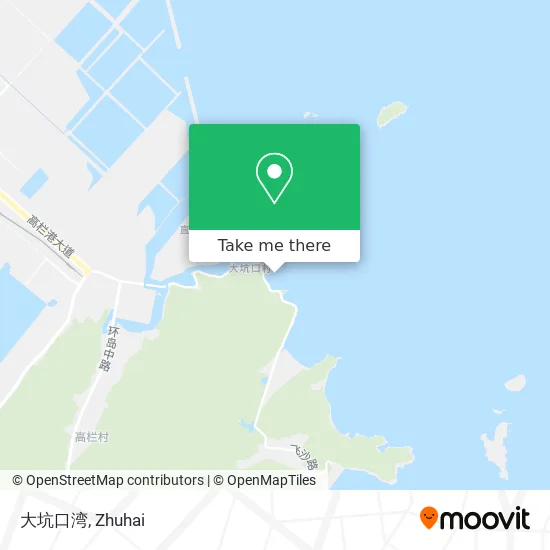 大坑口湾 map