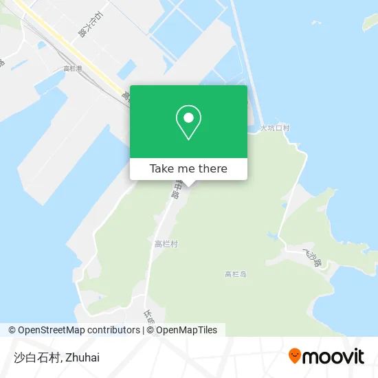 沙白石村 map