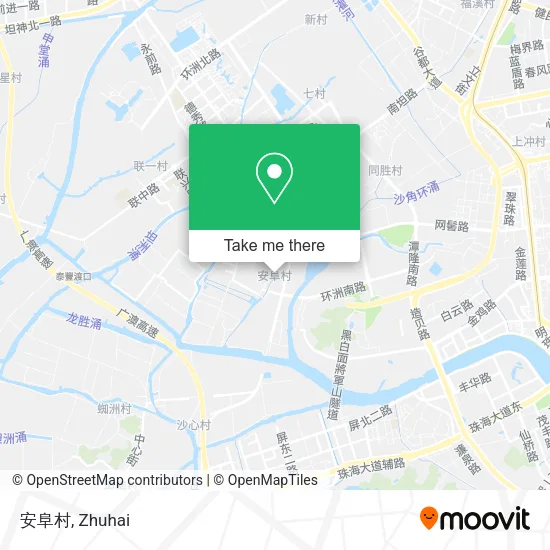 安阜村 map