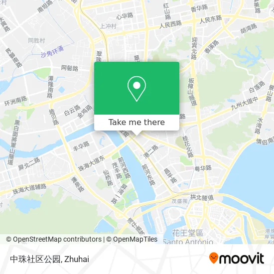 中珠社区公园 map