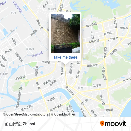 前山街道 map