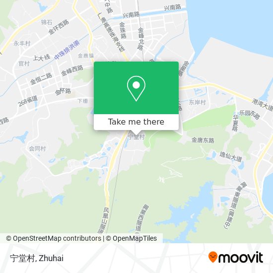 宁堂村 map