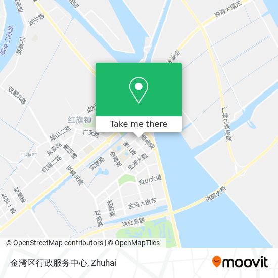 金湾区行政服务中心 map