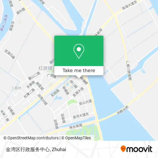 金湾区行政服务中心 map