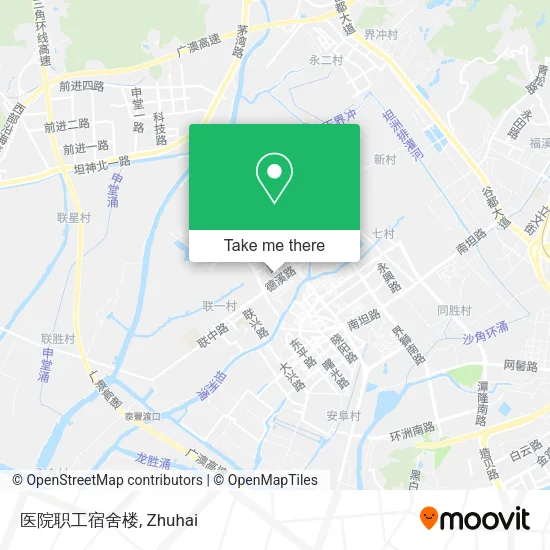 医院职工宿舍楼 map
