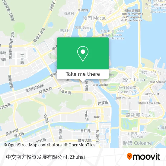 中交南方投资发展有限公司 map