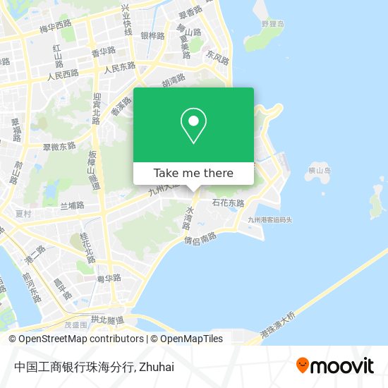 中国工商银行珠海分行 map