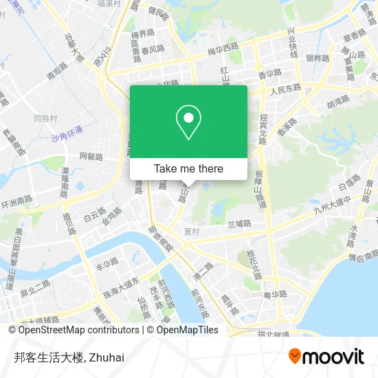 邦客生活大楼 map
