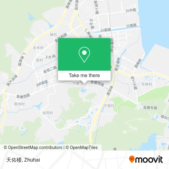 天佑楼 map