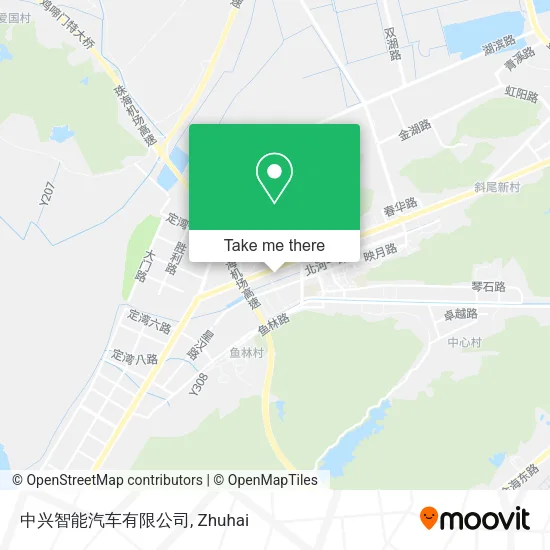 中兴智能汽车有限公司 map