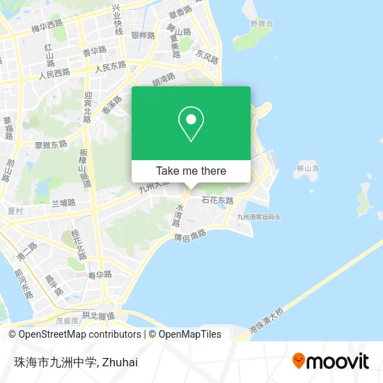 珠海市九洲中学 map