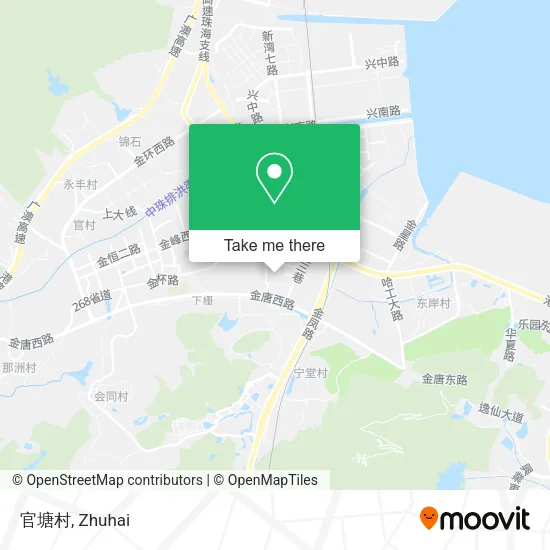 官塘村 map