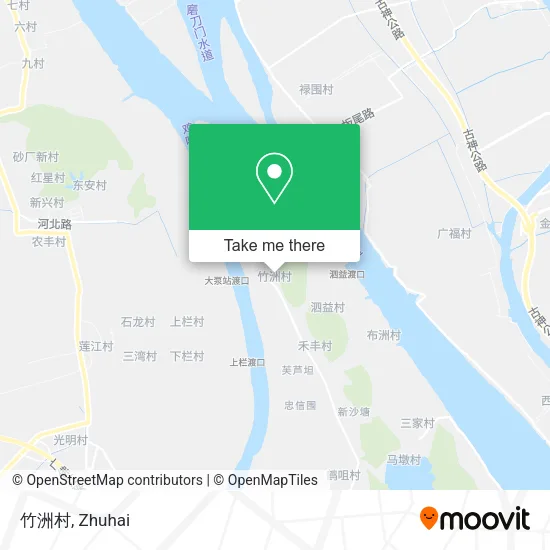 竹洲村 map