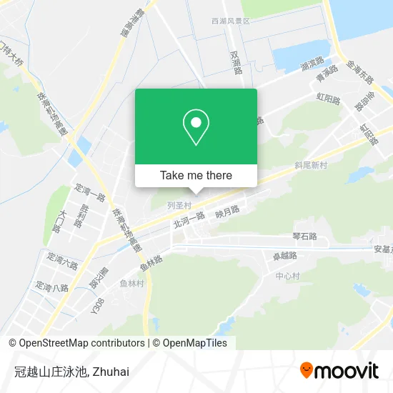 冠越山庄泳池 map