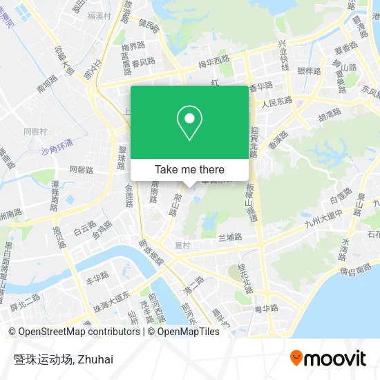 暨珠运动场 map
