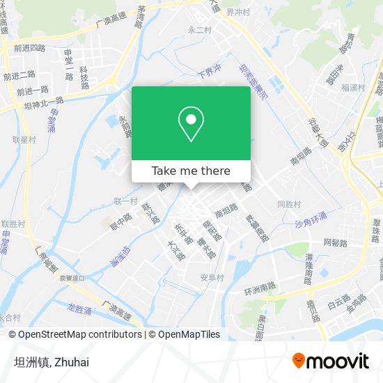坦洲镇 map