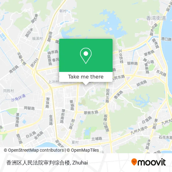 香洲区人民法院审判综合楼 map