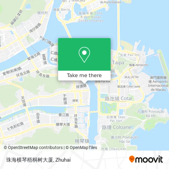 珠海横琴梧桐树大厦 map