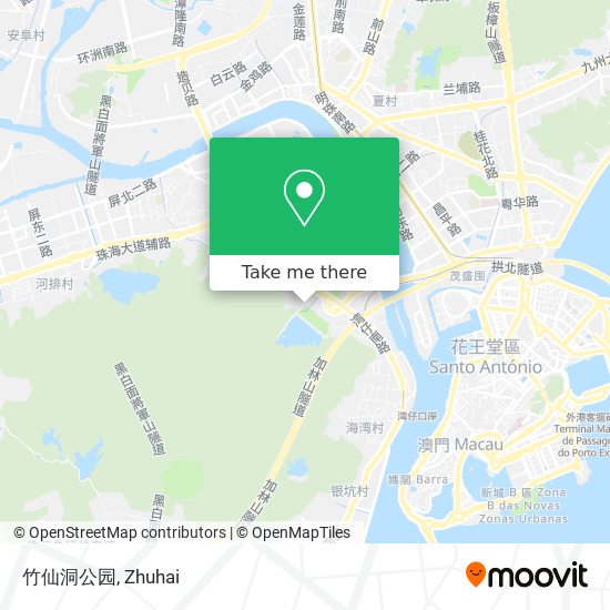 竹仙洞公园 map