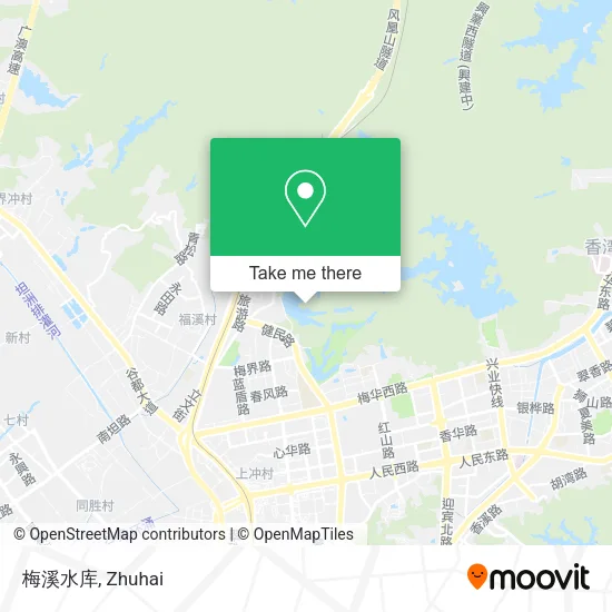 梅溪水库 map