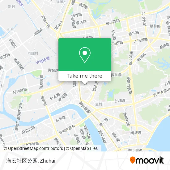 海宏社区公园 map